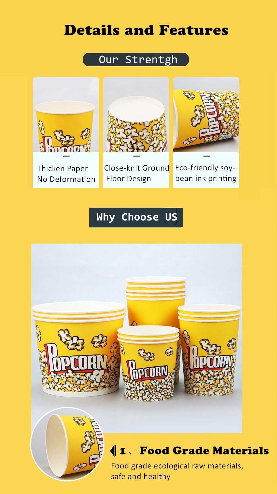 Popcorn Tubs' Details