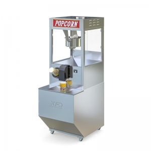 Máquina de pipoca com dispensador