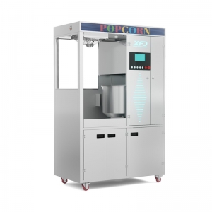 Máquina de pipoca com dispensador