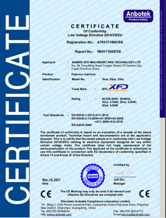 O Certificado do CE para a Máquina de Pipoca